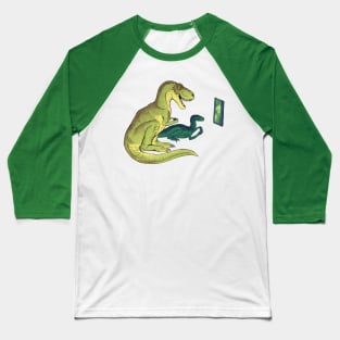 Gamer-Saurus Baseball T-Shirt